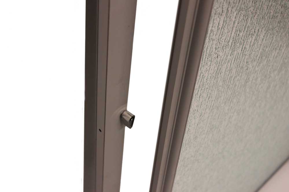 32″ x 66″ Pivot Shower Door with Obscured Glass – Nickel - Image 4