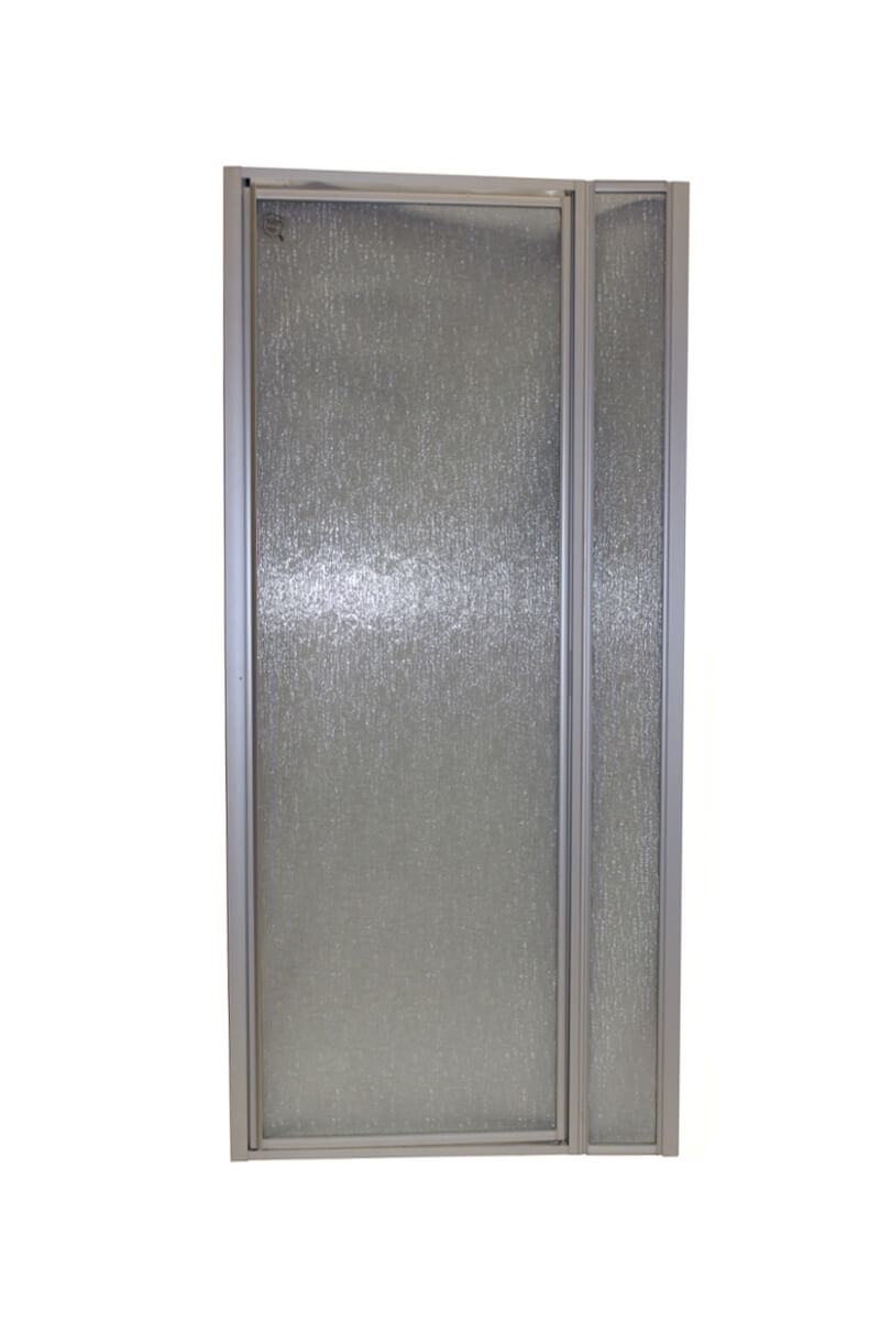 30″ Pivot Shower Door – Satin Nickel