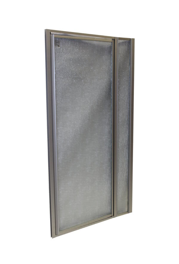 30″ Pivot Shower Door – Satin Nickel - Image 2