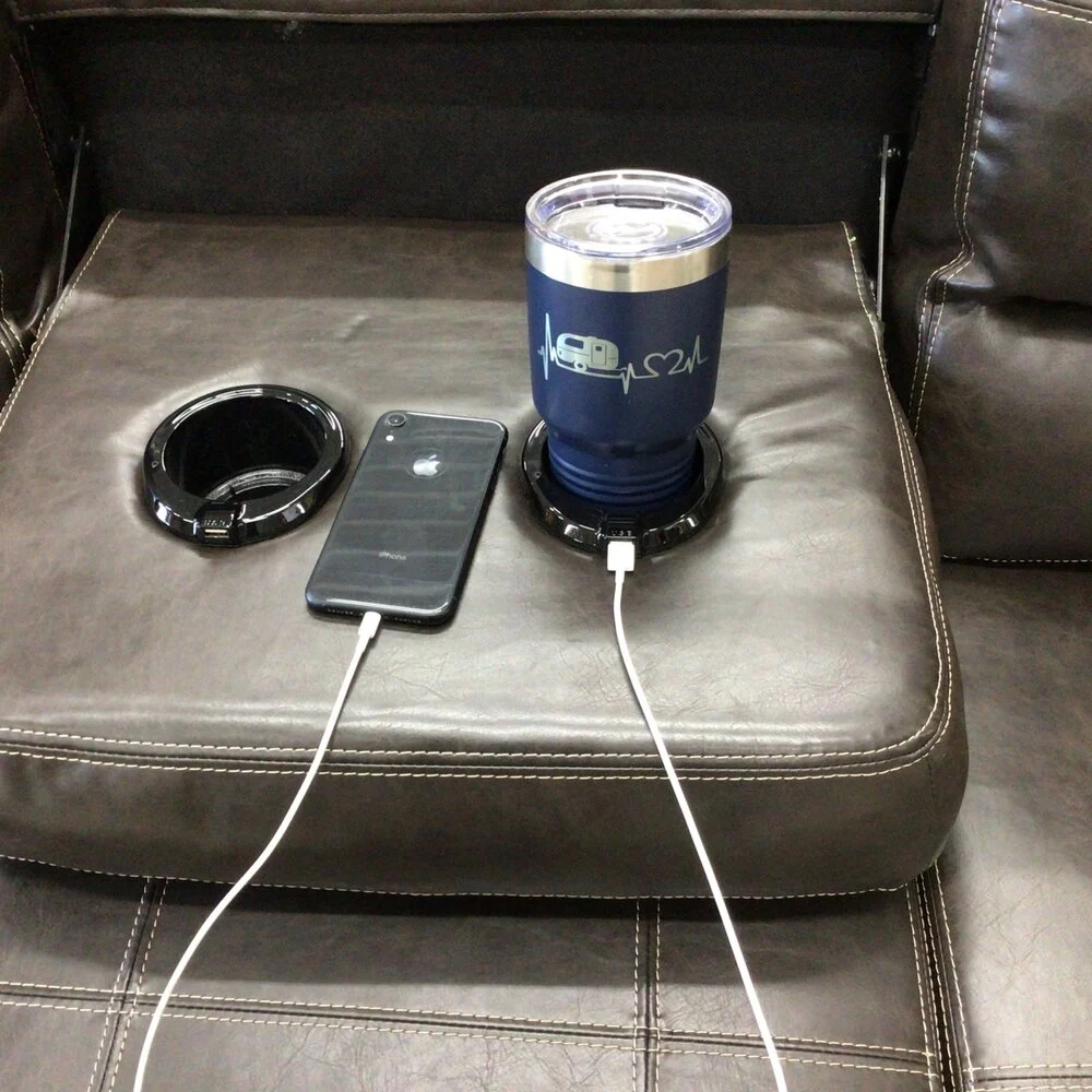 72" Brown Jackknife with Light up Cupholder - Image 2