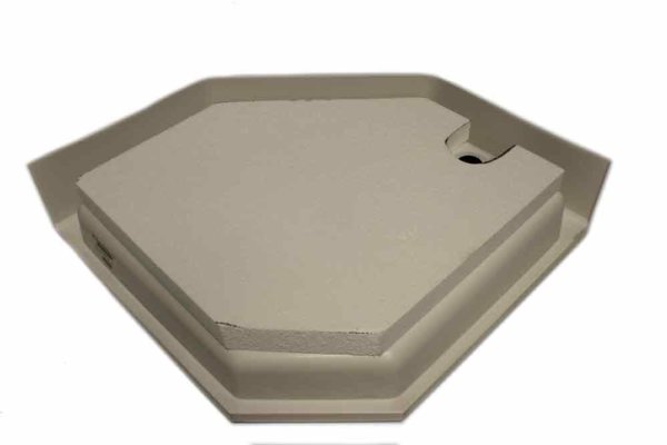 32″ Hex Pan with Neo Angle Front – White - Image 3