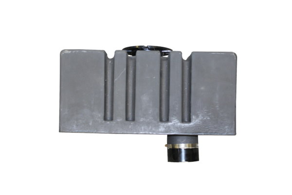 24″ x 50″ Slant Angle Combo Pan – Right Hand Drain – White-with Holding Tank - Image 3