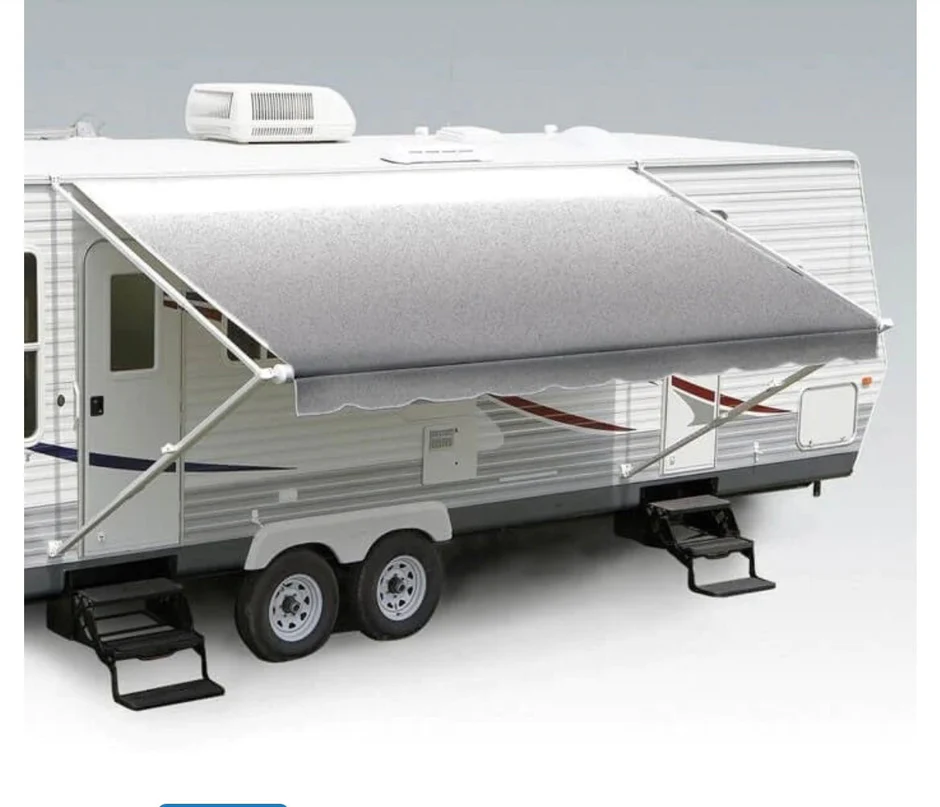 Used Complete Manual Awning Dometic / A&E 13' New Canvas - Image 2