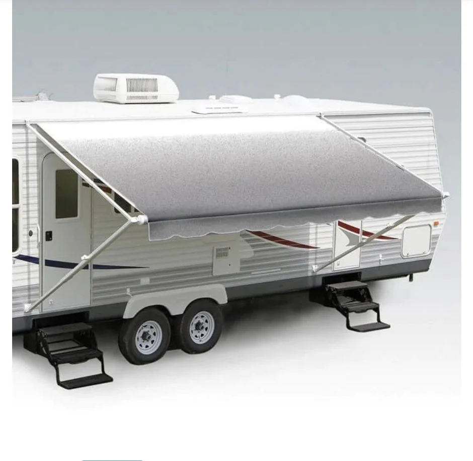 Used Complete Manual Awning Dometic / A&E 16' New Canvas - Image 2