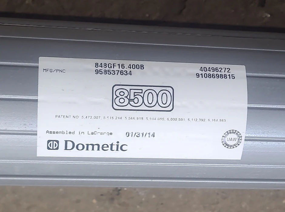 Used Complete Manual Awning Dometic / A&E 16' New Canvas - Image 5