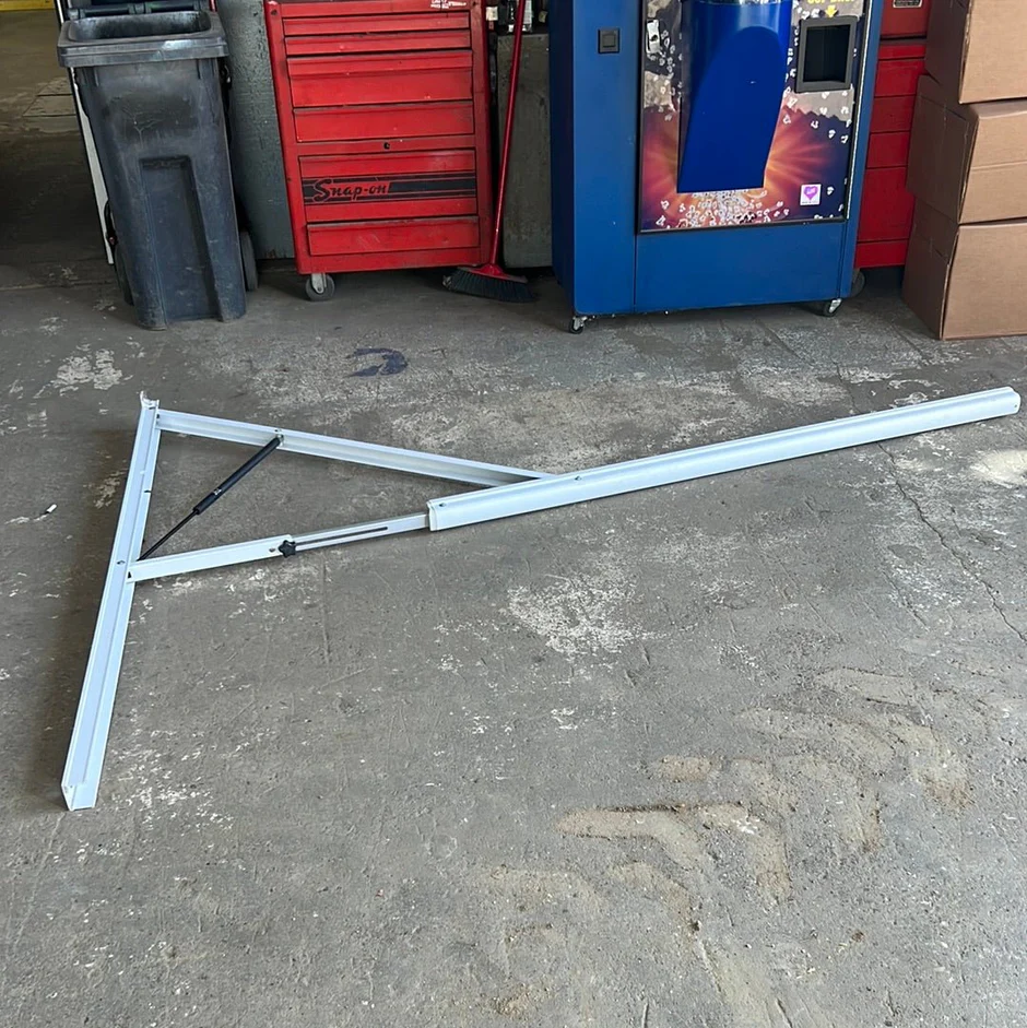 Used Dometic 9100 power awning arm standard LH Idler (Non-Power) side 65 5/8" with adjustable pitch arm 8952002.400B